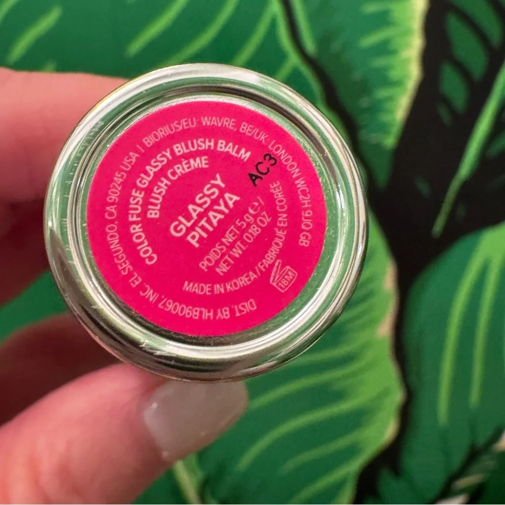 Haus Labs Color Fuse Lip + Cheek Balm Glassy Pitaya NWT 5g Full Size